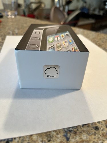 Original iPhone 4 Black 8GB Empty Box - Genuine Apple Packaging for Collectors! - Photo 3 sur 6