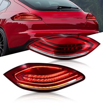 Rot LED Rückleuchten für Porsche Panamera 2010 2013 Rückleuchten E-Prüfzeichen