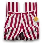 LoudMouth Golf Cargo Pants Men's 39x34 Red White Stripe Cotton Spandex