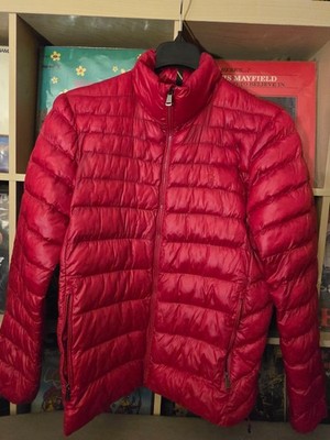Polo Ralph Lauren Red Glossy Puffer Jacket Small