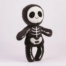 Cute Skeleton Figure Plush Toy Skull Plushies Stuffed Animal Christmas Halloween