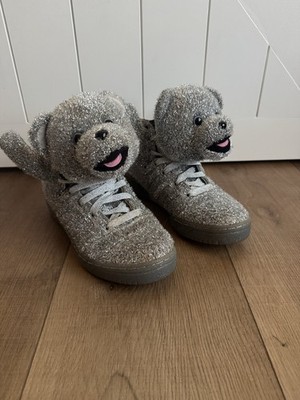 adidas × JEREMY SCOTT ベアーマスコットスニーカー Adidas X Jeremy Scott Silver Bear | eBay