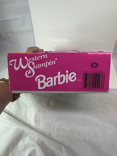 NRFB Vintage 1993 Western Stampin' Barbie Doll #10293 1990s Cowgirl Boots Stamp - Picture 7 of 7