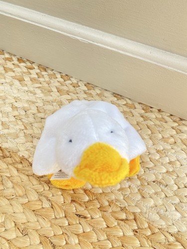 Vintage St Michael Marks & Spencer M&S Duck Goose Soft Toy Plush Beanie 8796813 - Picture 5 of 9