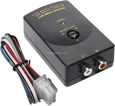 2 Channel Car Audio Radio Speaker High To Low Converter RCA Cable Output Adapter