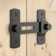 Gate Latch Barn Door Lock Locks for Cabinet Bathroom Outdoor Garage