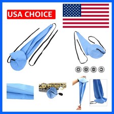 Sax Saxophone Cleaning Cloth Saxophone Cleaner Swab for Body Pull Through Tub...
