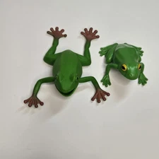 Tree Frog Toy Figure Lot Ja-Ru Animal Replicas PVC 4.25in Jaru