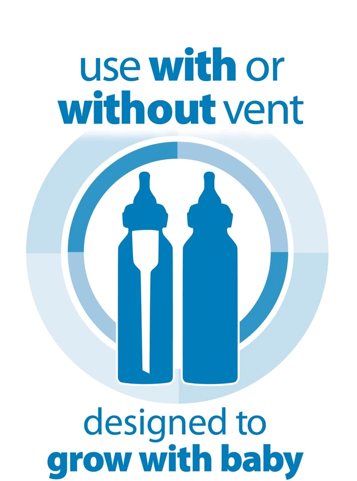 Biberón anticólicos Dr Brown's 6 unidades rosa sin Bpa pezón de flujo natural Foto 3 de 4