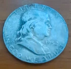 1952 Franklin Half Dollar 50C 90% Silver .900 Philadelphia Business No Mint Mark