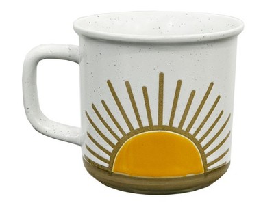 Sunshine Mug Leaf Bean Boston Warehouse Warmth & Cheer To Morning Routine