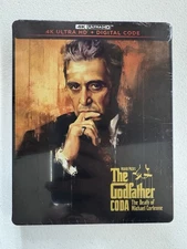 The Godfather Coda The Death of Michael Corleone [ STEELBOOK ] (4K Ultra HD) NEW