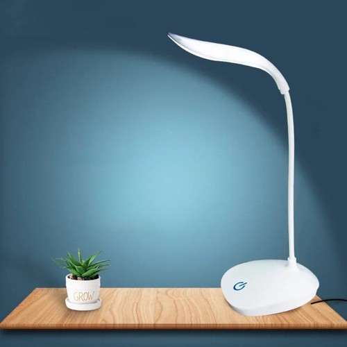 Rechargeable LED Desk Light Touch Sensor Bedside Table Reading Lamp - Picture 2 of 8