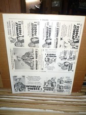 WHOLLY MOSES, orig uncut 6", 8" and 9" ads & a slug sheet Dudley Moore