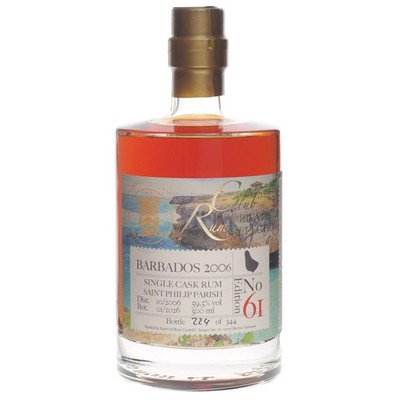 RumClub Private Selection Ed. 61 Barbados 2006 0,5 Liter 59,5 % Vol.