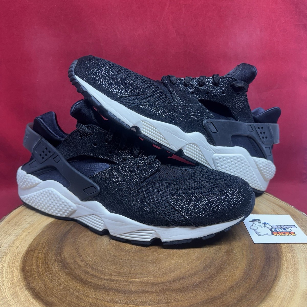 Size 15 - Nike Air Huarache Run PA Black for sale online | eBay