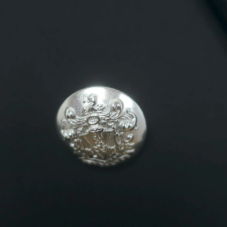 Veronica Beard Miller Dickey Jacket Black/Silver Size 8 Double Breasted Blazer - Image 3 of 4