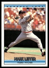 1992 Donruss Mark Leiter Detroit Tigers #633