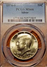 1976-S 50C Kennedy Half Dollar MS 66 PCGS Mint State Silver Bicent Gem Case