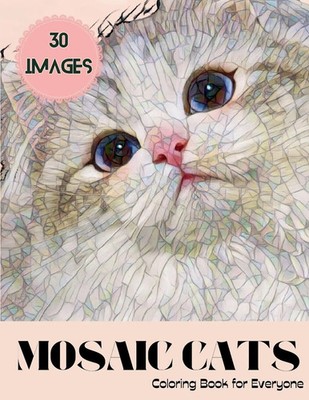 Mosaic Cats Coloring Book for Everyone Artink Wanderer Taschenbuch Englisch 2023