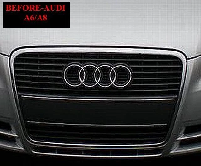 2005-2008 AUDI A6 CHROME TRIM FOR GRILL GRILLE WARRANTY C6 2006 2007 05 06 07 08 - Image 4 of 4