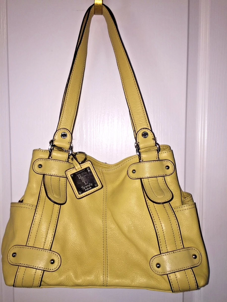 Tignanello yellow purse clearance