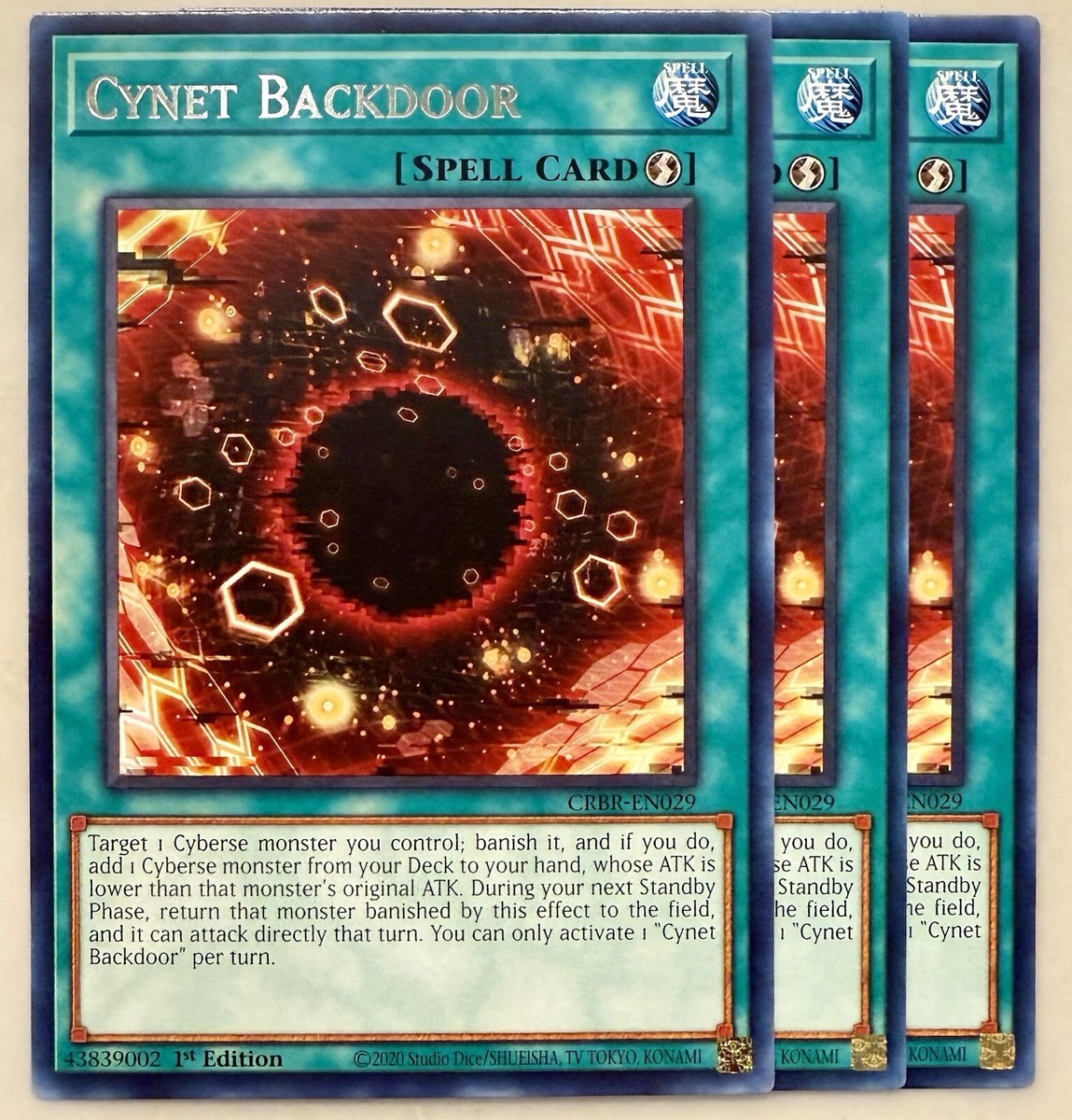 Yugioh! 3x Cynet Backdoor CRBR-EN029 Rare 1st Ed NM | eBay Yugioh! 3x Cynet Backdoor CRBR-EN029 Rare 1st Ed NM | eBay