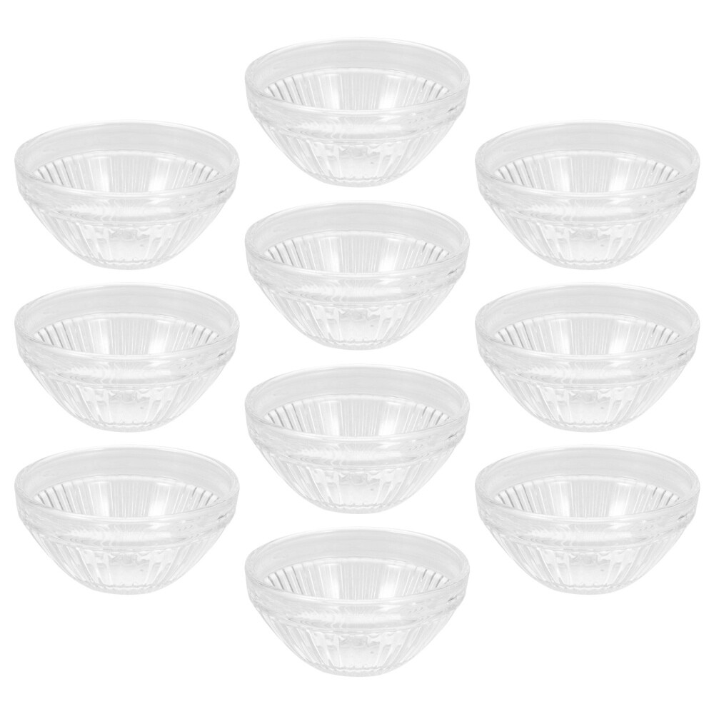 10PCS Elegant Pudding Bowls for Desserts Appetizers and Fruit Serving