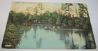1908 Vintage Postcard Wildwood Park Columbus GA Georgia Lake Pond Canoe — photo 1