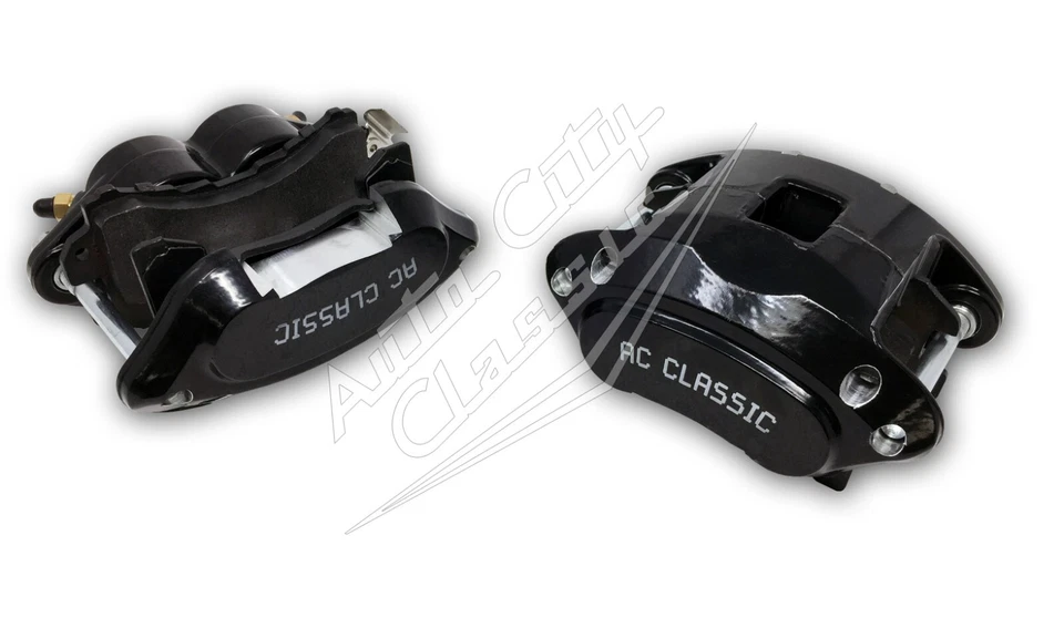 Pinzas de freno de disco delanteras GM métrico S10 doble pistón md154 pastillas NEGRAS Foto 2 de 4