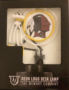 Details About New Nfl Washington Redskins Helmet Logo Neon Desk Lamp By The Memory Company