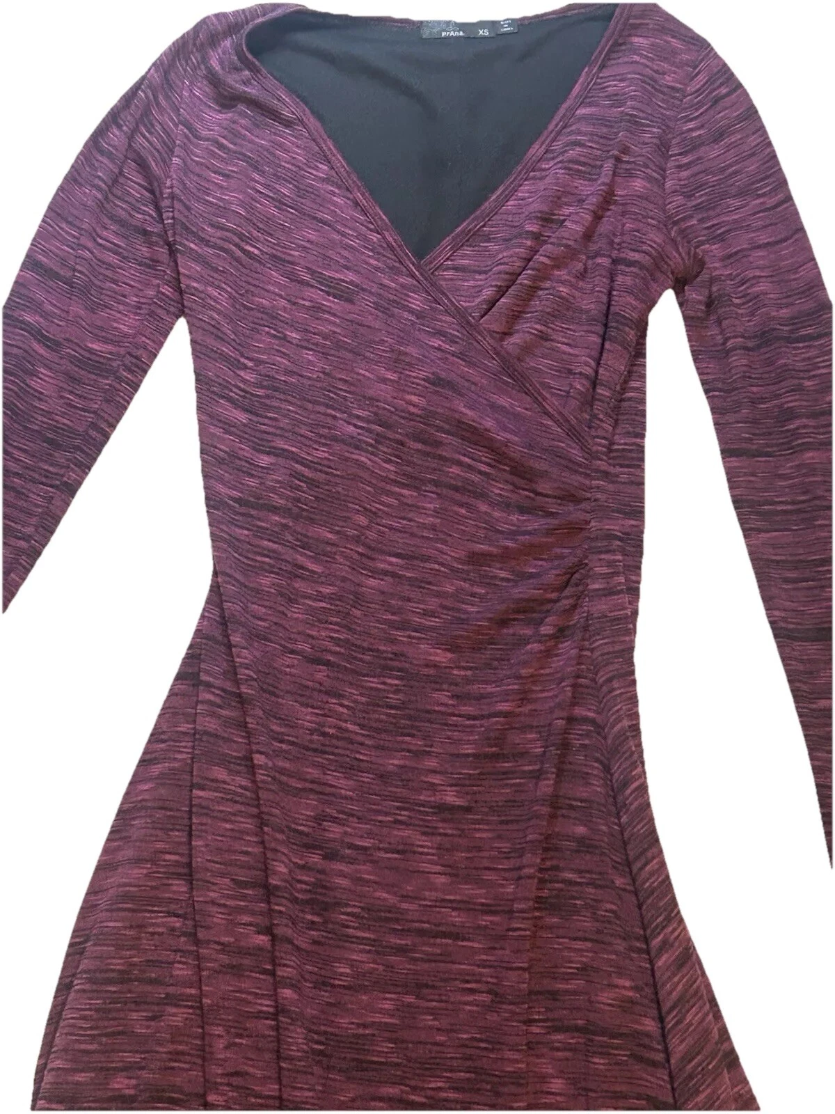 prana faux wrap side outdoors dress