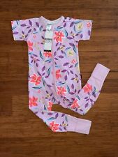 Bonds Baby Girl Butterfly Magic Lavender Purple Zip Wondersuit Size 0 BNIP