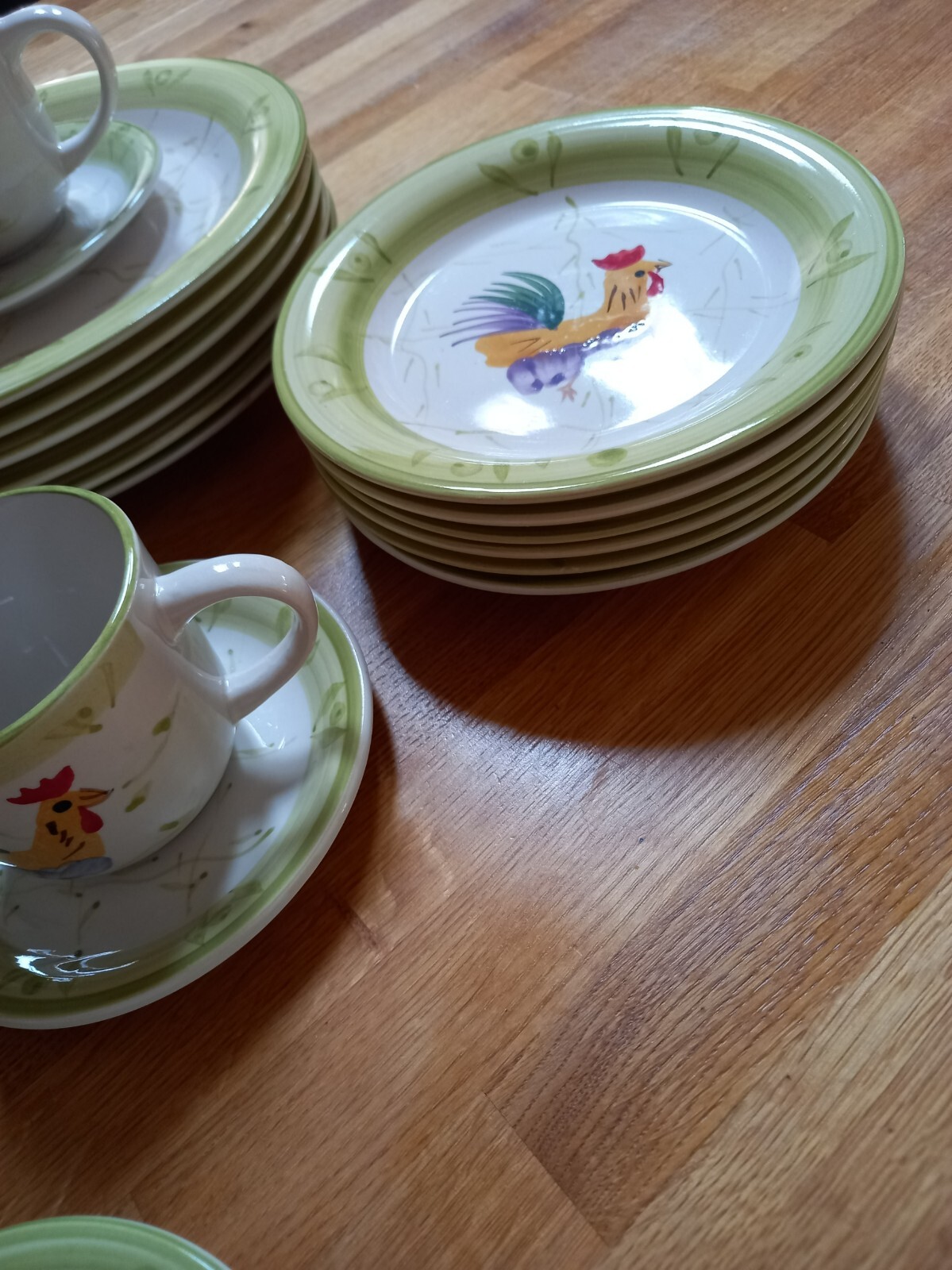 Scotts of Stow Cockerel Plates, Bowls, Cups, Saucers Available