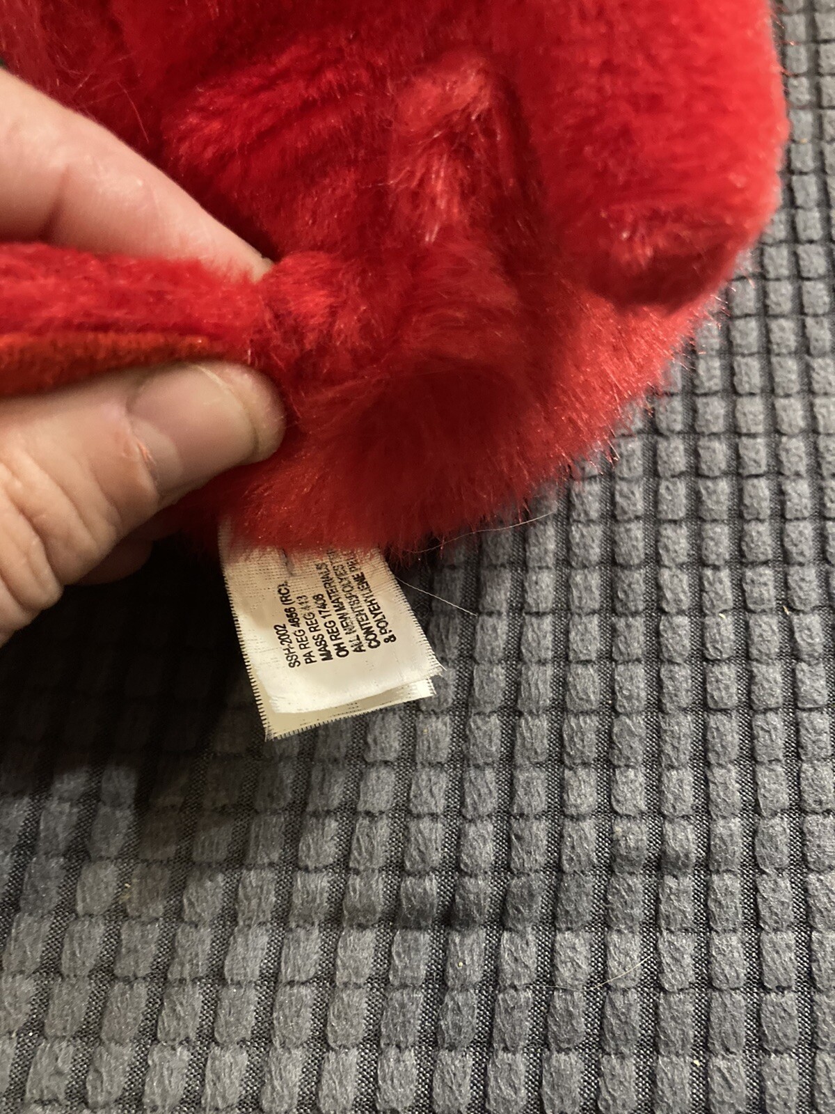 K&M Toys International 2001 5” Plush Red Cardinal Bird Stuffed Animal