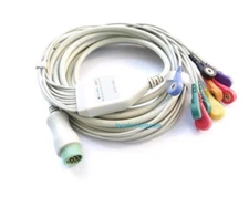 Mindray10leads EKG ECG Cable Snap AHA 12 Pins Compatible