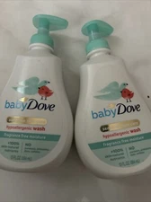 2 Baby Dove Sensitive Skin Care Baby Wash For Baby Bath Time Fragrance Free...