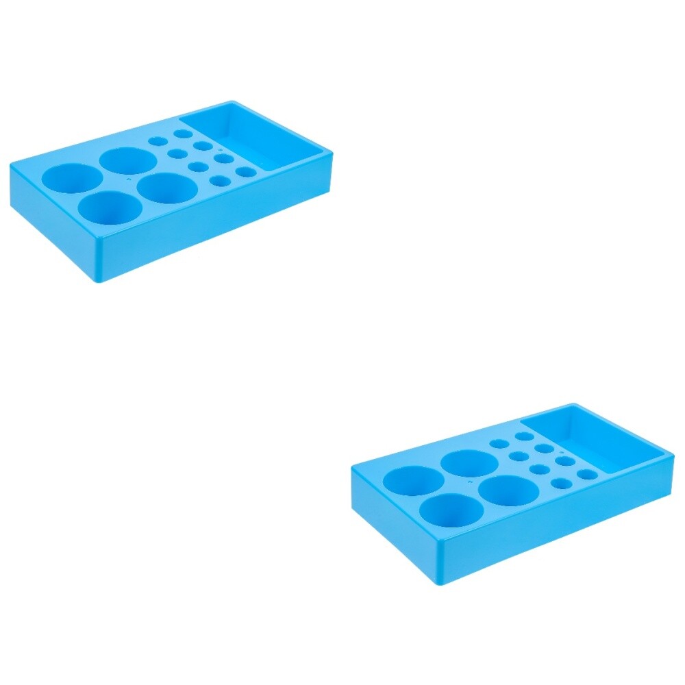 2pcs Stool Sampling Cup Tray Urine Sample Tube Rack Portable Stool and