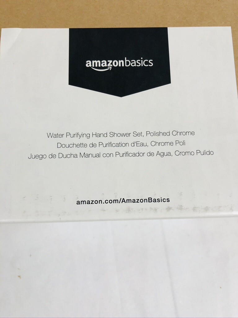 Amazon Basics Water Purifying Hand Shower Head Set With Filter
