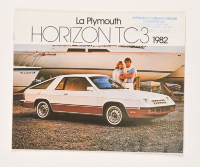 PLYMOUTH Horizon TC3 1982 dealer brochure - French - Canada