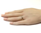 14k yellow gold .54ct womens princess diamond wedding band 3.2g ladies 8 — photo 6
