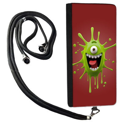 Hülle mit KORDEL Tasche BAND Handy Kette Schutz Cover Umhängen Etui Motiv #132