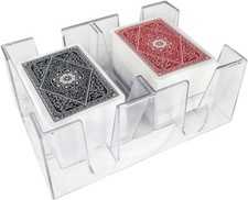 Yuanhe - 6 Deck Revolving Rotating Canasta Playing Card Tray