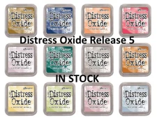 NEW Ranger Tim Holtz DISTRESS OXIDE Ink Pads ALL 12 Colors IN STOCK- RELEASE #5