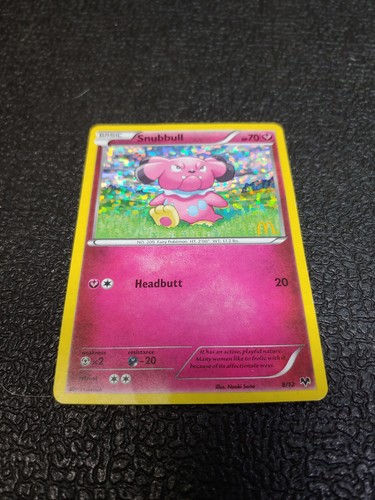 Pokemon McDonald's 2013 Basic Snubbull #8/12