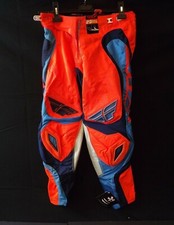 NEW FLY RACING EVOLUTION Motocross BMX Race Pants Orange Blue MEN'S Size 28