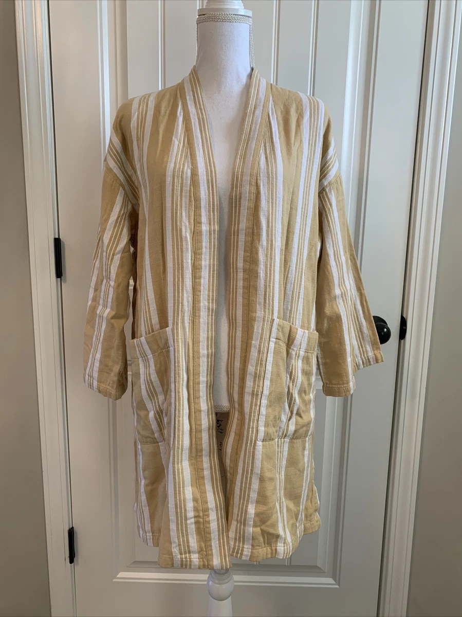 Eileen fisher organic store cotton kimono jacket
