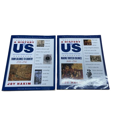 A History Of US Colonies Third Edition Books 2 and 3 Joy Hakim