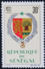 Senegal 1966 336 State Coat of Arms Coat of Arms MNH