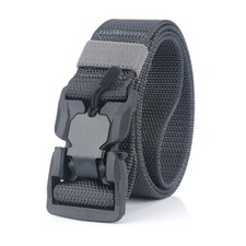 Men's Tactical Belts Quick Release Magnetic Buckle Airsoft Military Combat Nylon